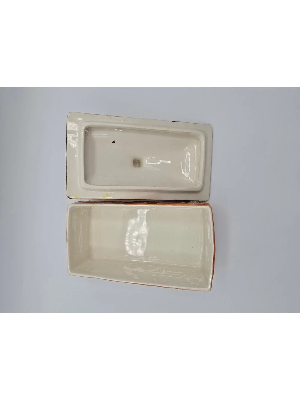 Vintage Price Kensington Cottage Ware Butter Dish Ye Olde Cottage England